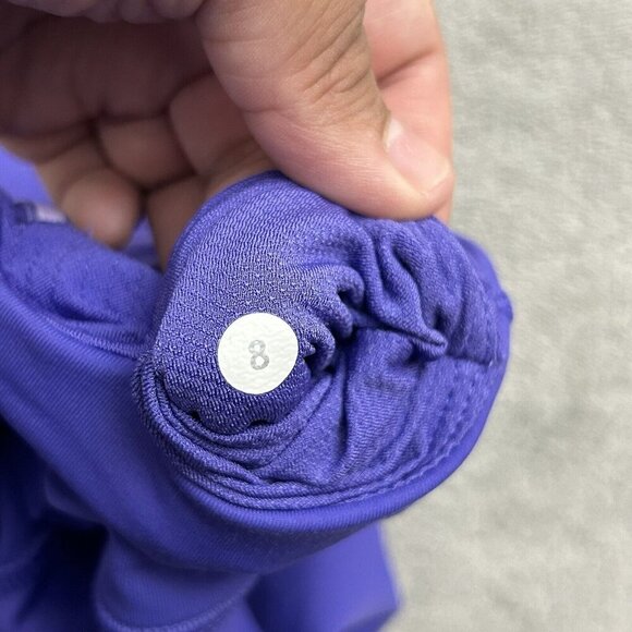 Lululemon Leggings Women 8 Breezy Crop Iris Flower Activewear Athleisure Workout - Picture 10 of 15